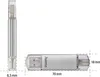 A product shot of a USB stick with dimensions indicated. Anteprima dell’immagine prodotto