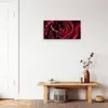 Wanduhr aus Glas mit Motiv Rose Makroaufnahme- 60 x 30 cm - Produktbild-Vorschau 3