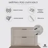 RODAN | Koupelnová Skříňka - 80 CM - Béžový Mat - MDF - 2 Náhled obrázku produktu 3
