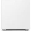 A front view of a white NZXT H7 Flow RGB Midi-Tower computer case on a white background. Produktbild-Vorschau