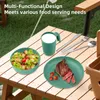 Camping-Besteck-Set fš¹r 2 Personen, tragbares Essgeschirr Produktbild-Vorschau 5