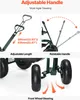 VEVOR Mobiler Gartensitz 810x480x690/770 mm, Gartenrollsitz Produktbild-Vorschau 3