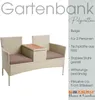 Polyrattan Gartenbank Bank Rattan Sitzbank 2-Sitzer Produktbild-Vorschau 3