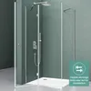 Mai & Mai cabina doccia 70x80cm 6mm ingresso angolare Anteprima dell’immagine prodotto 8