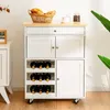 Carrello da cucina su ruote, carrello di servizio con Anteprima dell’immagine prodotto 7