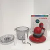 A Bosch food chopper and its accessories are laid out on a white surface, with the product's box in the background. Voir les images du produit