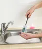 Spazzola per piatti in silicone grigio Anteprima dell’immagine prodotto 3