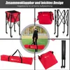 GOPLUS Tenniswagen klappbar, tragbarer Ballwagen mit Produktbild-Vorschau 3