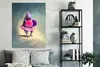 MuchoWow® Poster Nilpferd - Blumen - Ballerina - Pompons - Produktbild-Vorschau 4