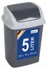Cestino MAUL MAULswing 5 l plastica 20 x 16 x 29 cm grigio Anteprima dell’immagine prodotto 1