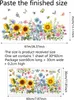 1 Stück Fensteraufkleber Blumen, Fenstersticker Sonnenblume Produktbild-Vorschau 3
