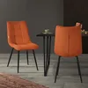 ML-Design sada 2 oranžových židlí do jídelny, židle do Náhled obrázku produktu 1