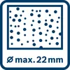 Bosch Akku-Bohrhammer GBH 18V-22 solo Karton Náhľad obrázku produktu 23