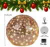 formano LED Deko-Kugel Sterne Rose-Gold 12cm Glaskugel Produktbild-Vorschau 2
