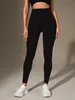 Damen Leggings Gerippt Nahtlos - Hoher Bund - Größe M - Produktbild-Vorschau 2