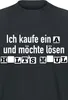 Sprüche T-Shirt Herren Ich kaufe ein A und möchte lösen Produktbild-Vorschau 2