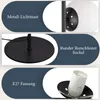 ZMH Lampa Podłogowa Czarna 3 Płomienna Nowoczesna Lampa Podgląd zdjęcia produktu 5