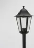 A black outdoor lantern against a white background. Produktbild-Vorschau