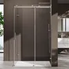 doporro Duschkabine Schiebetür Dusche Eckdusche Produktbild-Vorschau 2