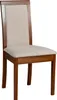 A single dining chair shown from the front against a white background. Voir les images du produit