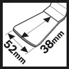 HCS Schaber ATZ 52 SFC, flexibel, 52 x 38 mm, 1er-Pack Produktbild-Vorschau 3