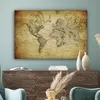 MuchoWow® - Leinwandbilder - Weltkarte - Vintage - Antik - Produktbild-Vorschau 4