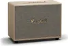 A beige Marshall Woburn III speaker is shown from a front-side angle on a light gray background. Produktbild-Vorschau