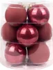 Weihnachtskugeln Glas 8cm 12 Stück - Dusty Rose Produktbild-Vorschau 2