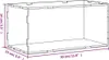 vidaXL Displaybox Transparent 30x15x14 cm Akryl Náhľad obrázku produktu 6