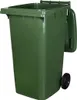 Odpadkový koš ICS GB4, 240 litrů, zelený, odpadkový koš Náhled obrázku produktu 4