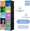 COSTWAY Armadio fai da te con 20 cubi e protezione Anteprima dell’immagine prodotto 5