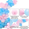 Ballonbogen-Set 147-tlg. Pastellblau/Rosé für Feste Productafbeelding-voorbeeld