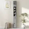 kleankin Badezimmerschrank schmal, Hochschrank mit Produktbild-Vorschau 8