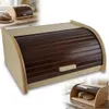 Zweifarbiger Holz-Brotkasten CR 31x26x16cm – Polnisch Produktbild-Vorschau 1
