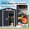Outsunny Gerätehaus mit Bodenrahmen Geräteschuppen Produktbild-Vorschau 5