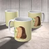Mr. & Mrs. Panda Tasse Igel Blumen - Gelb Pastell - Produktbild-Vorschau 5