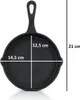 Liatinové grilovacie panvice BBQ-Toro (sada 6 ks) | Ø 12,5 Náhľad obrázku produktu 4