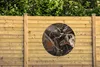 MuchoWow® Gartenposter Outdoor-Poster Rund Acrylfarbe - Rot Produktbild-Vorschau 3