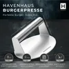 𝗛𝗔𝗩𝗘𝗡𝗛𝗔𝗨𝗦 Burgerpresse Edelstahl 14,5cm ø I Burger Produktbild-Vorschau 4