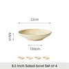 Teller set 4er Ø22 cm Suppenteller Speiseteller Pastateller Produktbild-Vorschau 2