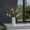 12er Set Deko Eier Hängedeko Ostern Gelb Orange Grün Punkte Produktbild-Vorschau 5