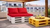Palettenkissen Set 120 x 60 x 10 cm + 2 x 50 x 40 cm – Produktbild-Vorschau 2