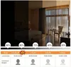 A room with a bed and a desk, showing different levels of light blocking. Produktbild-Vorschau