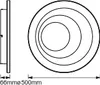 Ledvance Smart+ LED Deckenleuchte Orbis Spiral Weiß Ø50cm Produktbild-Vorschau 12