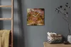 Coloray Uhr auf Leinwand 30x30 cm Wand Uhr Dekoration Produktbild-Vorschau 4