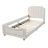 Merax Polsterbett 90x200cm Tagesbett, Samt Kinderbett mit Produktbild-Vorschau 8