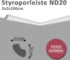 MDEKOR 20 metri di Cornici per Soffitto in Polistirene XPS Anteprima dell’immagine prodotto 6