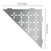 Schlüter SES1D6TSI-S1 Ablage Curve 210x210mm Elfenbein Anteprima dell’immagine prodotto 2