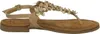 MARCO TOZZI Damen Sandalen Leder Zehentrenner floral Produktbild-Vorschau 11