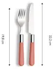 Echtwerk Bistro Besteck-Set 16TLG Essbesteck, Farbe:Rosa Produktbild-Vorschau 5